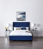 Chloe 3-Piece Queen Bed - Navy