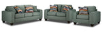 Cindy Sofa, Loveseat and Chair Set-Jade
