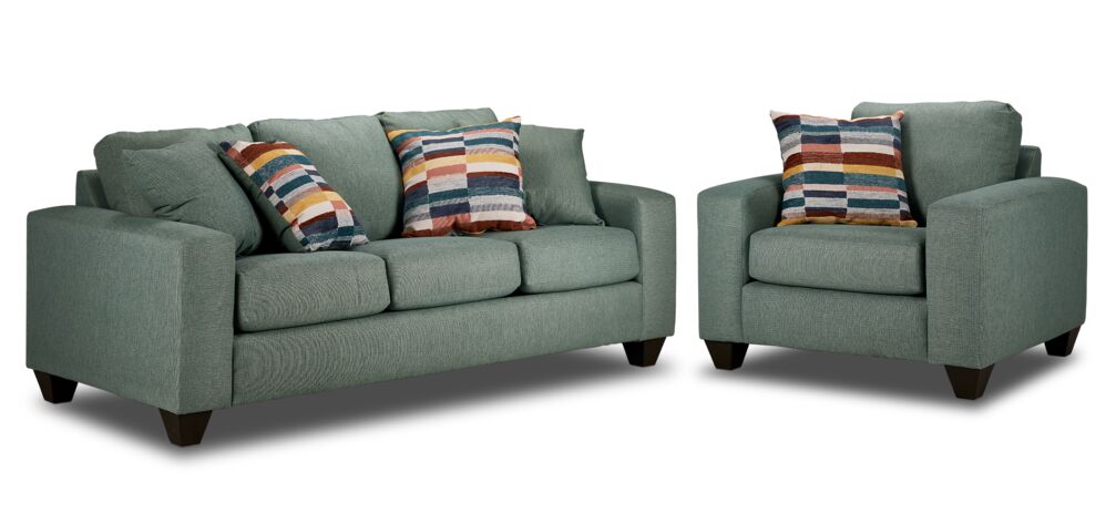 Cindy Sofa and Chair Set-Jade