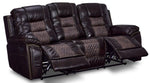 Commodore Reclining Sofa- Brown