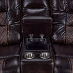Commodore Reclining Loveseat- Brown
