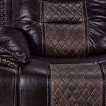 Commodore Reclining Sofa- Brown