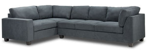 Cosmo Sectionnel 2 mcx avec sofa/coin côté gauche – gris foncé