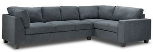 Cosmo Sectionnel 2 mcx avec sofa/coin côté droit – gris foncé