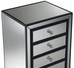 Crystal 7-Drawer Chest - Mirrored Glass