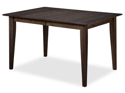 Cypress Table de salle à manger avec rallonge – graphite