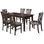 Cypress 7-Piece Dining Set with 2 Parson Chairs - Graphite
