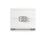 Dafne Night Table - White Lacquer