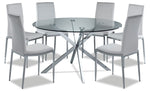 Darron 7 - Piece Round Dining Table Set - White