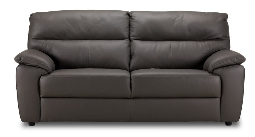 Toscana Leather Sofa-Grey