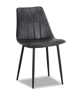 Drew Chaise sans bras – noir, Bravo portobello