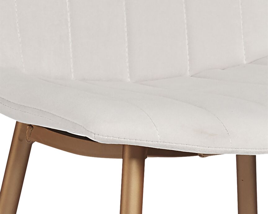 Drew Side Chair - Champagne Gold, Antonio Linen