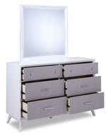 Elroy Two Tone Dresser - White, Grey