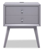 Elroy Night Table - Grey
