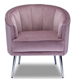 Emory Accent Chair-Pink