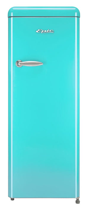 Epic Tout Réfrigérateur 9,0 pi³ style rétro 21,5 po aqua-turquoise ERAR88TIF