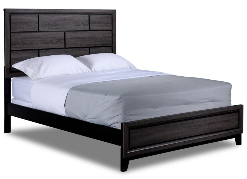 Fog 5-Piece King Bedroom Package - Grey, Black