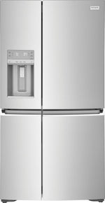 Frigidaire Gallery 36" 21.5 Cu. Ft. Smudge-Proof® Stainless Steel Counter-Depth 4-Door French Door Refrigerator - GRQC2255BF
