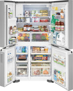 Frigidaire Gallery 36" 21.5 Cu. Ft. Smudge-Proof® Stainless Steel Counter-Depth 4-Door French Door Refrigerator - GRQC2255BF