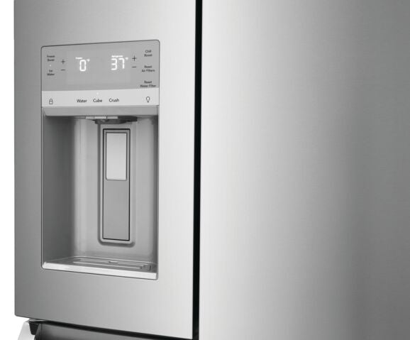 Frigidaire Gallery 36" Smudge-Proof® Stainless Steel Counter-Depth 4-Door Refrigerator (21.5 cu. ft.) - GRQC2255BF