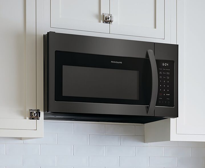 Frigidaire Black Stainless Steel Over-The-Range Microwave (1.8 Cu.Ft.) - FMOS1846BD