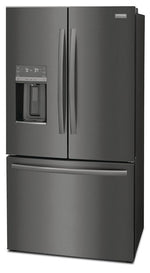 Frigidaire Gallery 36" 22.6 Cu. Ft. Black Stainless Steel Counter-Depth French Door Refrigerator - GRFC2353AD