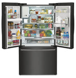 Frigidaire Gallery 36" 22.6 Cu. Ft. Black Stainless Steel Counter-Depth French Door Refrigerator - GRFC2353AD