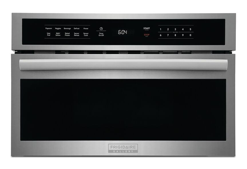Frigidaire Gallery Stainless Steel 30" Built-In Microwave Oven with Drop-Down Door (1.6 Cu. Ft.) - GMBD3068AF