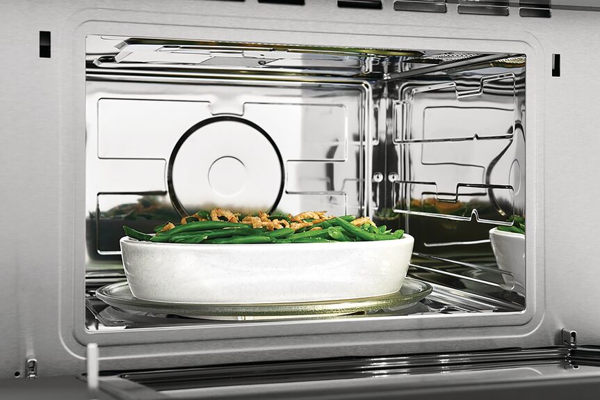 Frigidaire Gallery Stainless Steel 30" Built-In Microwave Oven with Drop-Down Door (1.6 Cu. Ft.) - GMBD3068AF