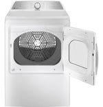 GE Profile White Electric Dryer (7.4 cu. ft.)- PTD60EBMRWS