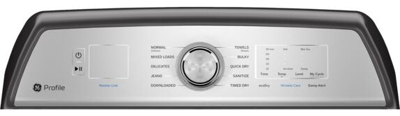 GE Profile Diamond Grey Electric Dryer (7.4 cu. ft.)- PTD60EBMRDG