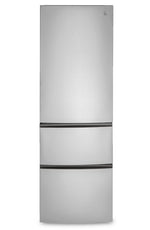 GE 24" 11.9 Cu. Ft. Stainless Steel  Counter-Depth Bottom-Freezer Refrigerator - GLE12HSPSS