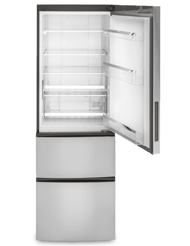 GE 24" 11.9 Cu. Ft. Stainless Steel  Counter-Depth Bottom-Freezer Refrigerator - GLE12HSPSS