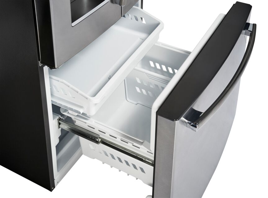 GE Profile Fingerprint Resistant Stainless 33" French Door Refrigerator (17.5 cu ft)- PYE18HYRKFS