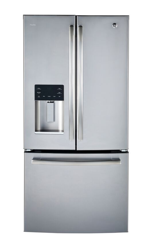 GE Profile Fingerprint Resistant Stainless 33" French Door Refrigerator (23.8 cu ft)- PFE24HYRKFS
