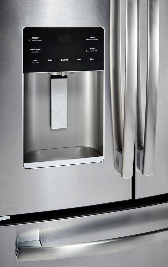 GE Profile Fingerprint Resistant Stainless 33" French Door Refrigerator (23.8 cu ft)- PFE24HYRKFS