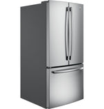 GE 33" 24.8 Cu. Ft. Fingerprint Resistant Stainless French Door Refrigerator - GNE25DYRKFS