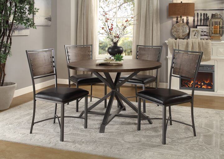 Hailey Dining Table - Brown