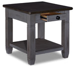 Harold End Table - Antique Grey