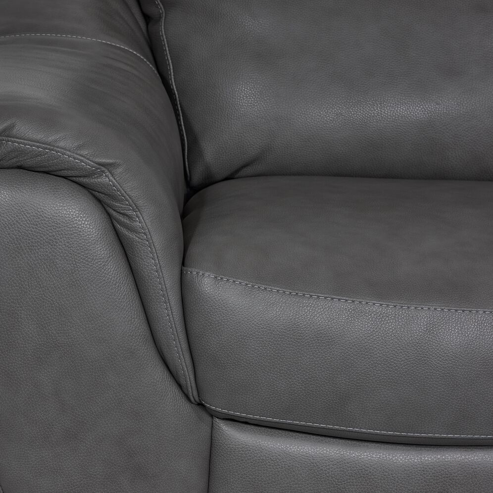 Harris Leather Sofa - Grey