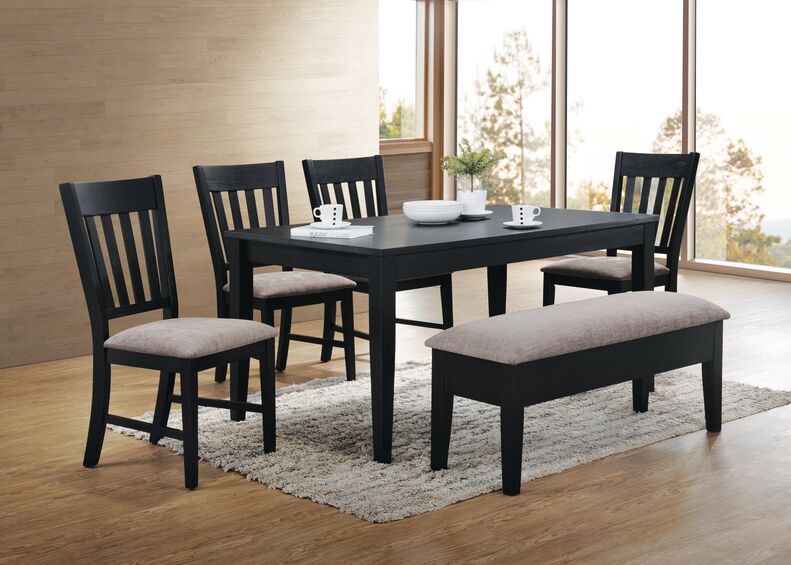 Haxby 6-Piece Dining Set - Weathered Grey