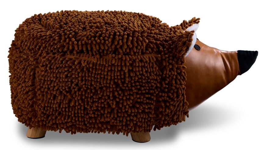 Hedgehog Storage Ottoman - Brown