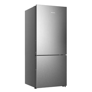 Hisense Réfrigérateur 15,0 pi³ avec congélateur en bas à profondeur de comptoir 28 po titane résistant aux traces de doigts RB15A2CSE
