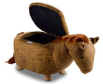 Horse Storage Ottoman - Yellow