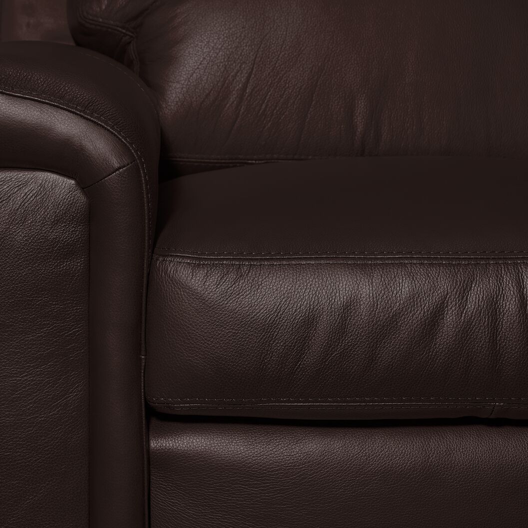 Icon Leather Sofa - Mocha