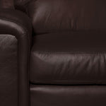Icon Leather Sofa, Loveseat and Chair Set - Mocha