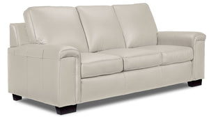 Icon Sofa en cuir – gris argent