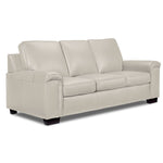 Icon Leather Sofa, Loveseat and Chair Set - Cloud Grey