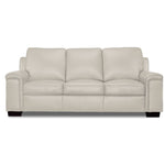 Icon Leather Sofa - Cloud Grey
