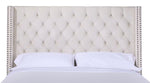 Jaden King Headboard - Cream